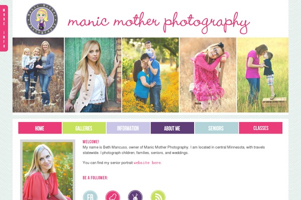 Prophoto4 theme site design template sample