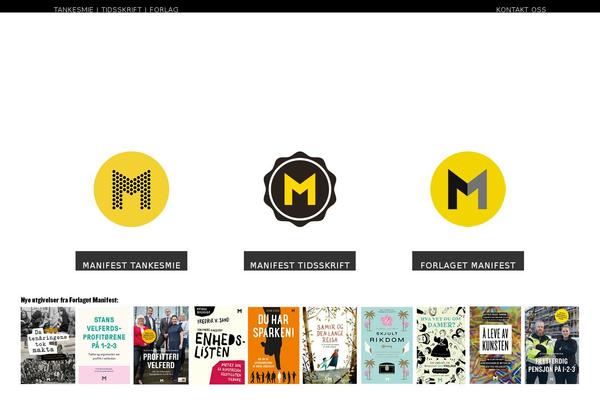 manifest.no site used Manifestno-portal