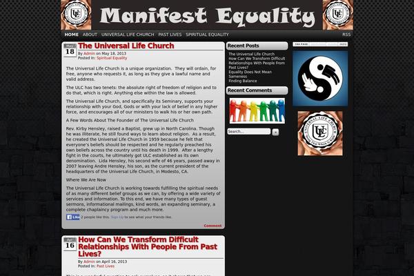 manifestequality.com site used Easel