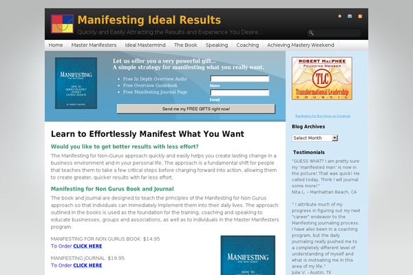 manifestingfornongurus.com site used Gear1