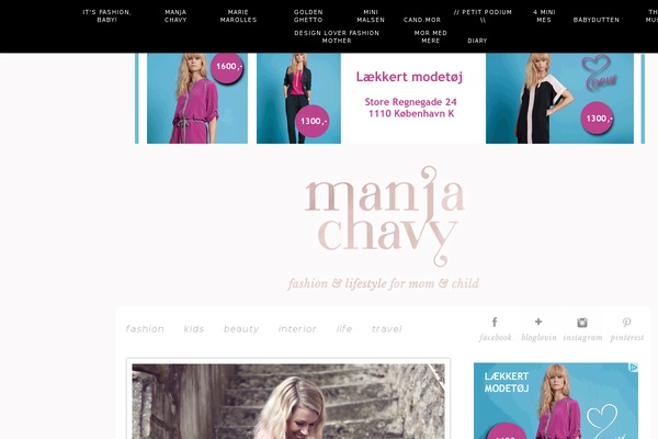 manja-chavy theme websites examples