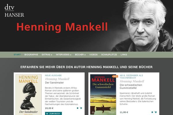 mankell.de site used Mankell
