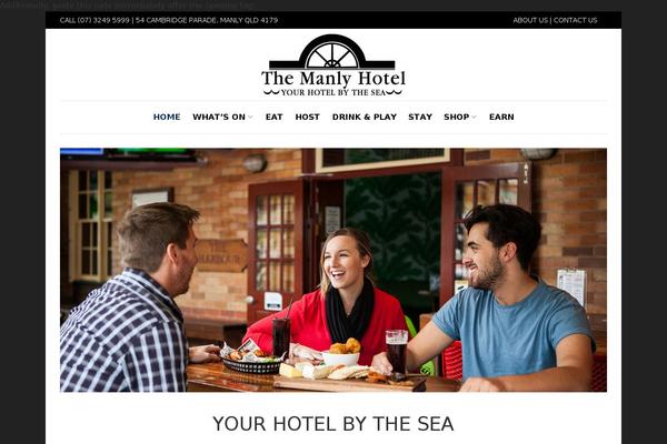 manlyhotel.com site used Socialtap_web_engine