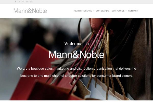 mann-noble.com site used Enfold