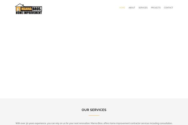 Renovate theme site design template sample