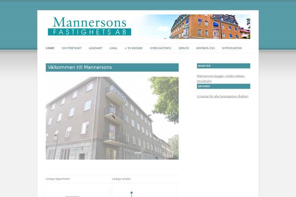 mannersons.se site used Mannersons
