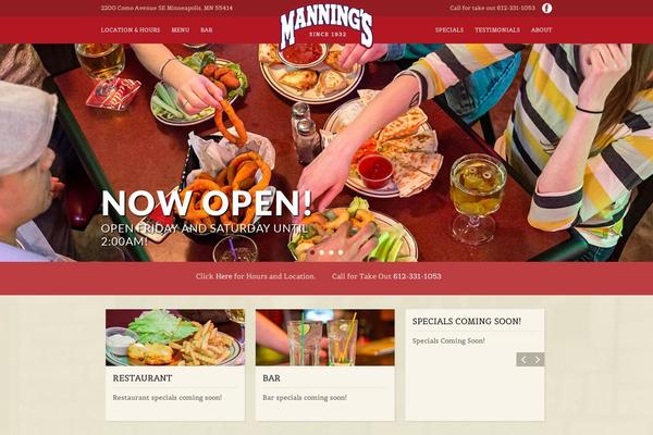 manningscafe.com site used Mannings