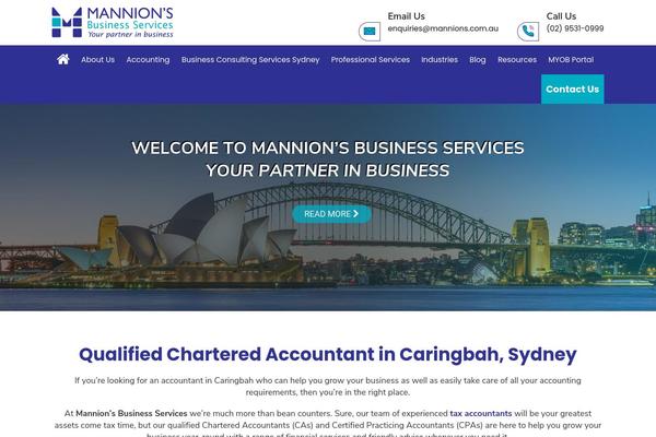 mannions.com.au site used Greenova-child