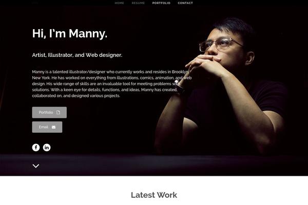 mannysy.com site used Bridge