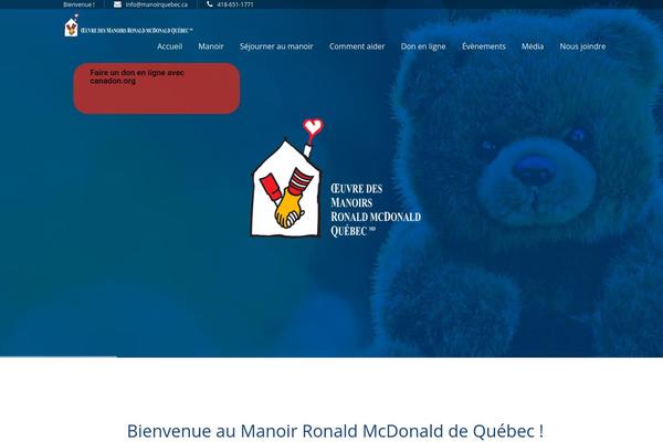 manoirquebec.ca site used Selfie-child