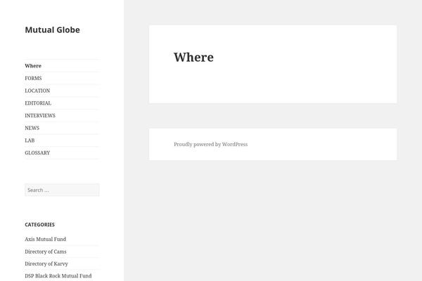 Twenty Fifteen theme site design template sample