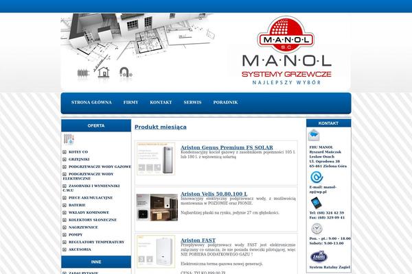 manol.pl site used Manolwp