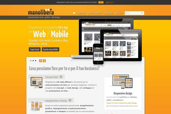 Site using Cookiepop plugin