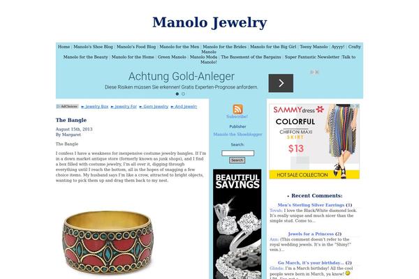 Manolostyle theme site design template sample