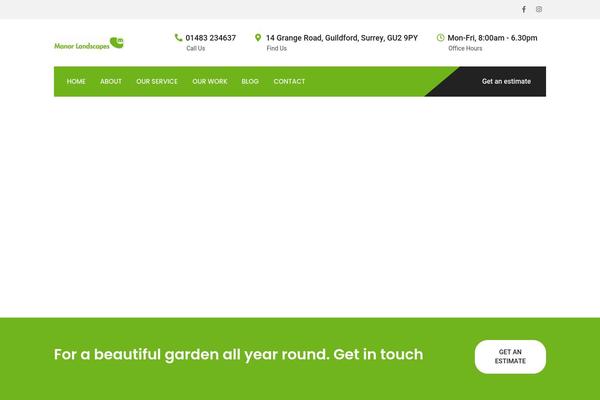 manorlandscapes.com site used Greenova