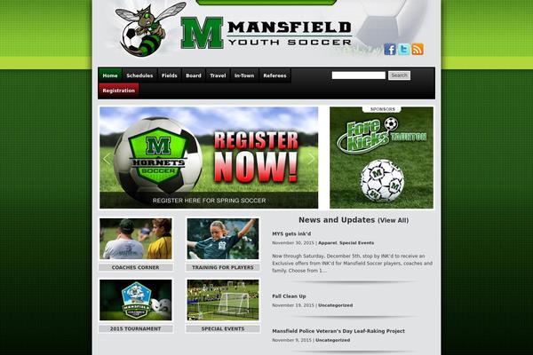 mansfieldyouthsoccer.com site used Mys