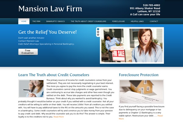 mansionlaw.com site used Inspire-buisness