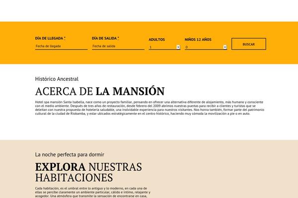 mansionsantaisabella.com site used Santaisabella