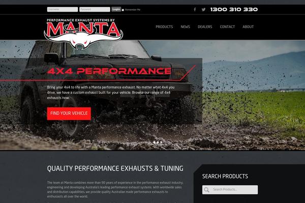 mantapro.com.au site used Manta
