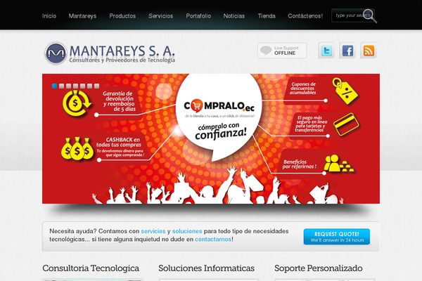 mantareys.com site used Boldy