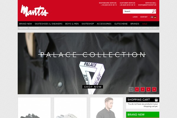 WordPress website example screenshot