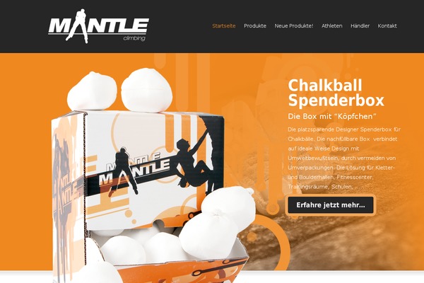 Mantle theme site design template sample