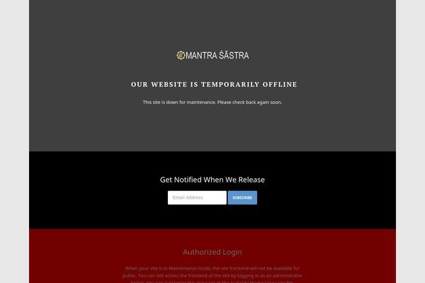 mantrashastra.com site used Rt_audacity_wp