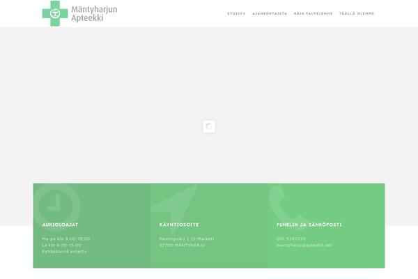 Nrghospital theme site design template sample