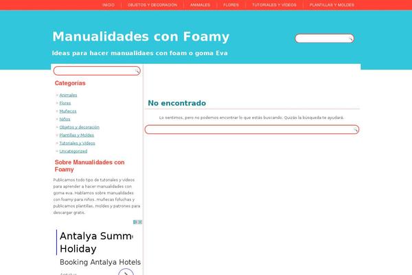 manualidadesconfoamy.com site used Divi-hijo