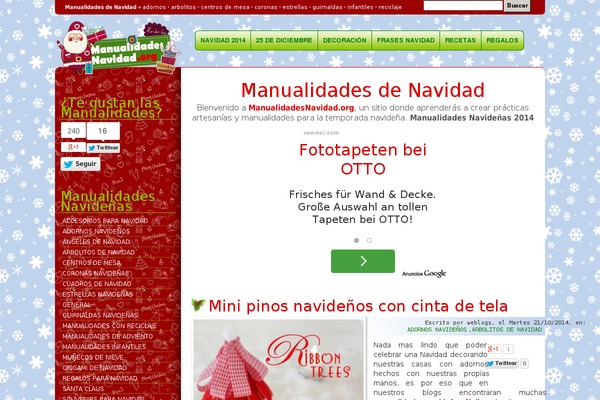 manualidadesnavidad.org site used Finished