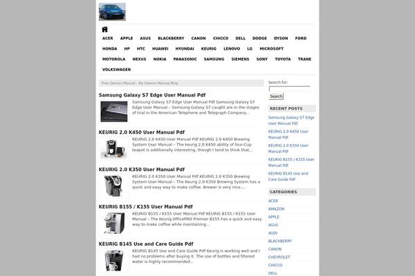 manualsowners.com site used Simple