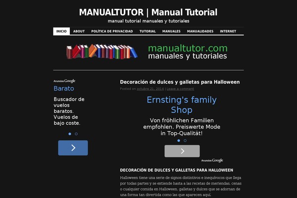 WordPress website example screenshot