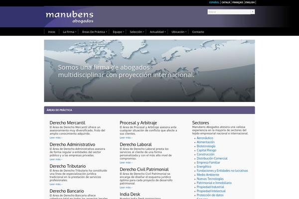 manubens.com site used Manubens-nuevo