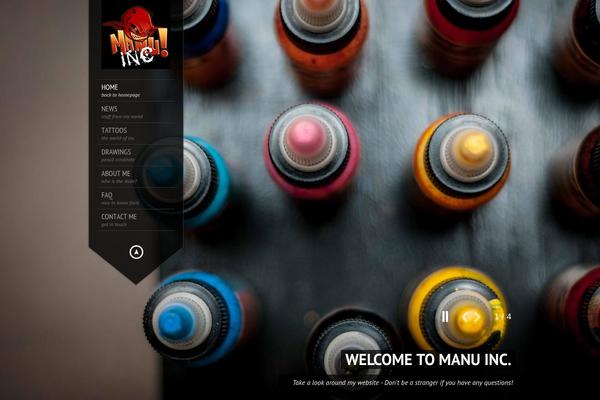 King Size theme site design template sample