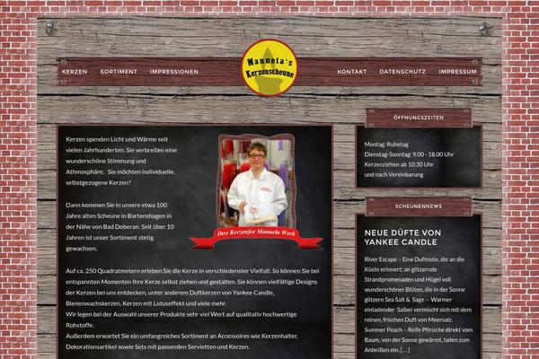 WordPress website example screenshot