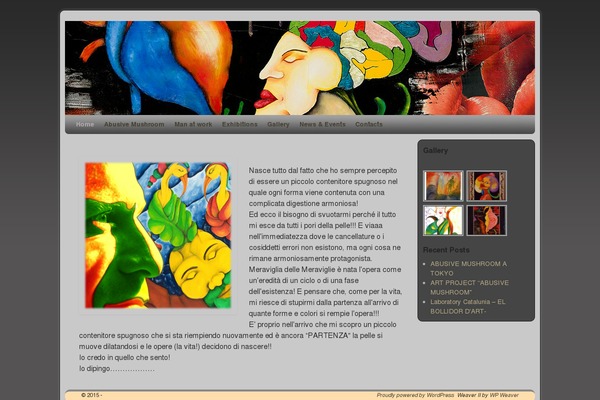 Weaver II theme site design template sample