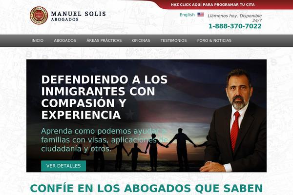 manuelsolis.com site used Manuel-solis