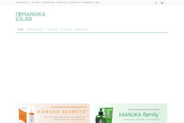 manukalab.co.nz site used Manukalabshop