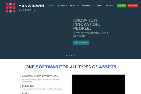 manwinwin.com site used Divi