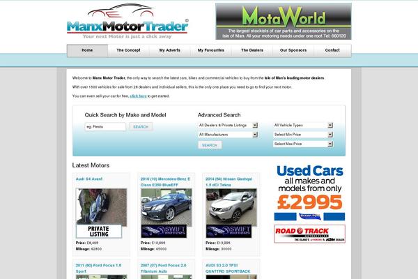 manxmotortrader.com site used Open