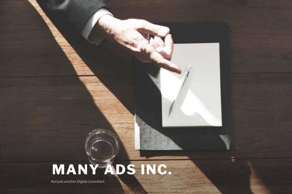 manyadsinc.com site used Twenty Seventeen