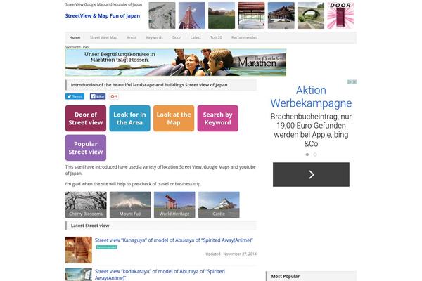 WordPress website example screenshot