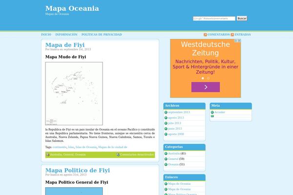 mapaoceania.com site used Energetic