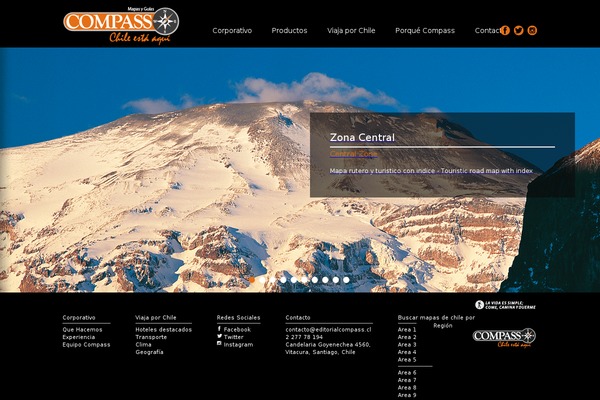 mapascompass.cl site used Compass