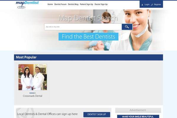 mapdentist.com site used Dt