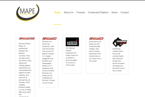 MAPE theme websites examples