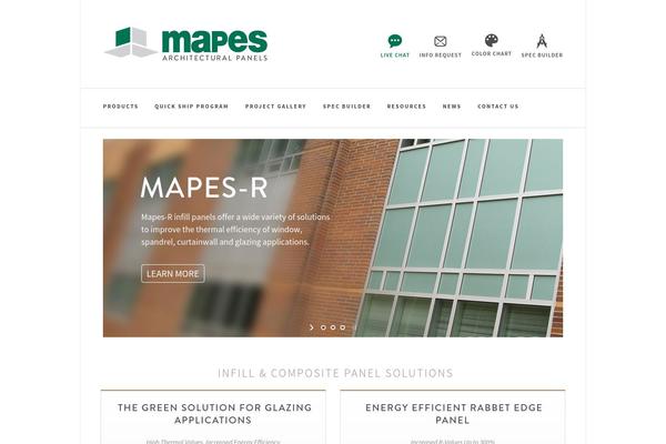 mapespanels.com site used Mapespanels