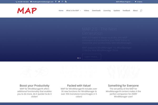 Divi theme site design template sample