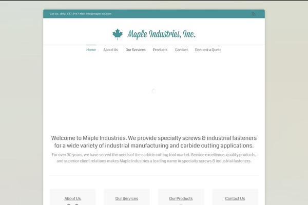 WordPress website example screenshot