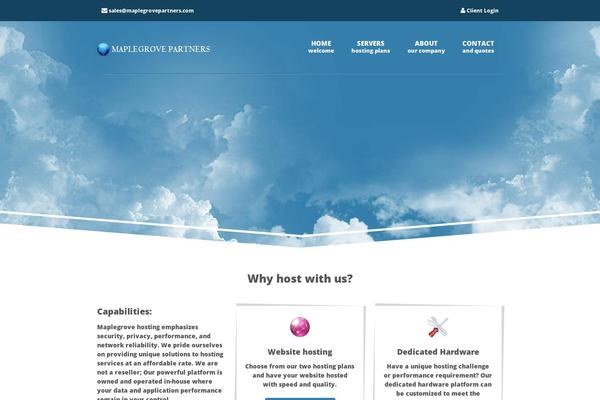 Cloudhoster-1-2-1 theme site design template sample